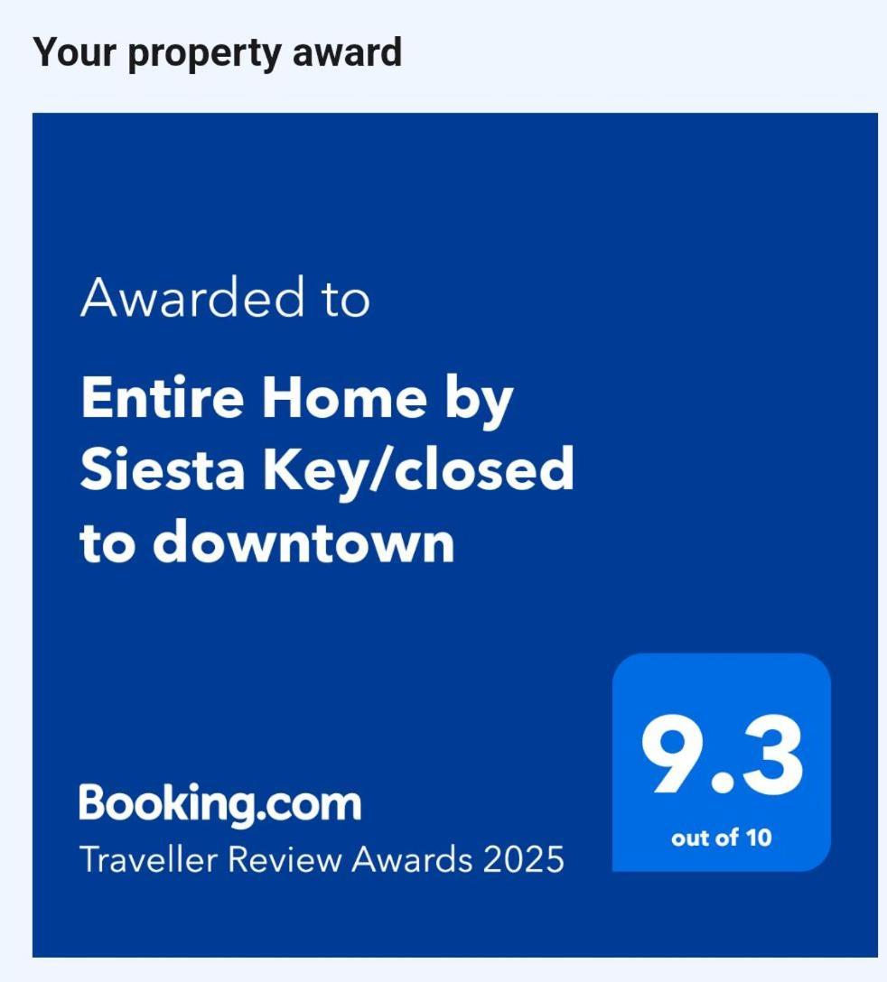 Entire Home By Siesta Key/Closed To Downtown Sarasota Bagian luar foto